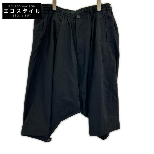 Yohji Yamamoto POUR HOMME Yohji Yamamoto POUR HOMME 21AW 黑色羊毛华达呢口袋短裤 下装