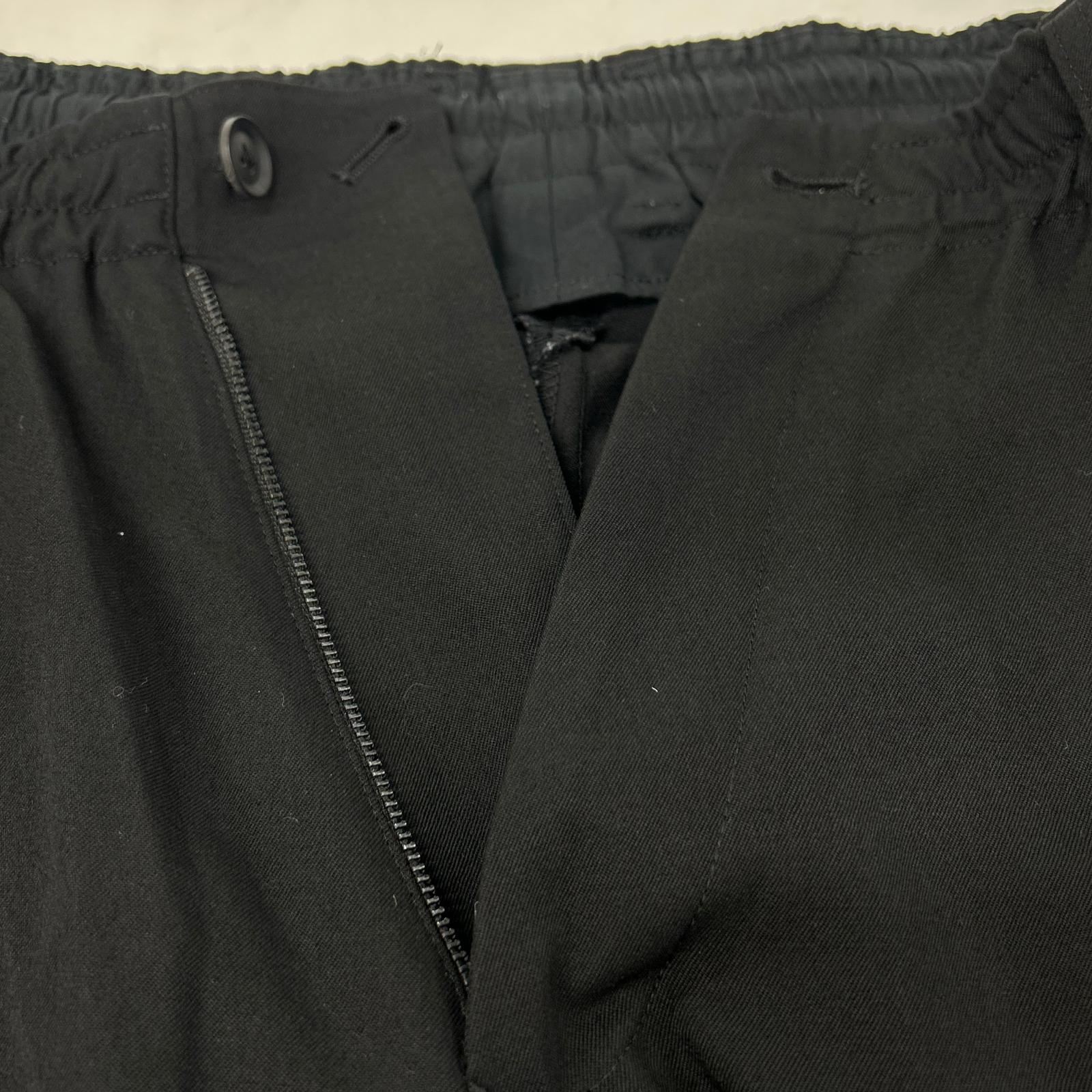 Yohji Yamamoto POUR HOMME ヨウジヤマモトプールオム 21AW ブラック WOOL GABARDINE ST POCKET SHORTS ボトムス