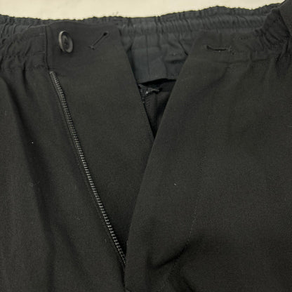Yohji Yamamoto POUR HOMME ヨウジヤマモトプールオム 21AW ブラック WOOL GABARDINE ST POCKET SHORTS ボトムス