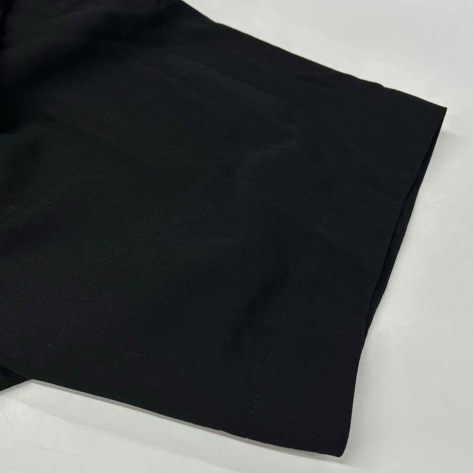 Yohji Yamamoto POUR HOMME ヨウジヤマモトプールオム 21AW ブラック WOOL GABARDINE ST POCKET SHORTS ボトムス