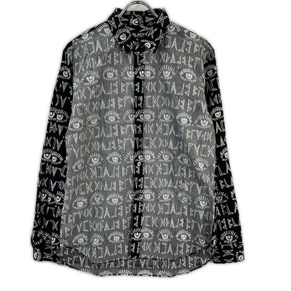 BLACKCOMMEdesGARCONS ブラックコムデギャルソン ×Filip Pagowski 25年 1P-B006 リバースパネルシャツ トップス
