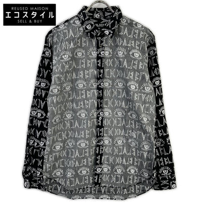 BLACKCOMMEdesGARCONS ブラックコムデギャルソン ×Filip Pagowski 25年 1P-B006 リバースパネルシャツ トップス