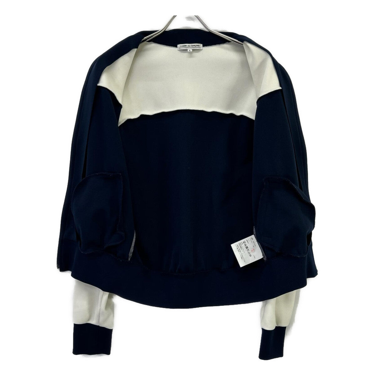 COMMEdesGARCONS コムデギャルソン 22年 OX-T024 バイカラー トラックジャケット トップス