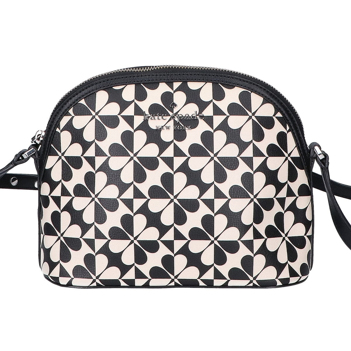 Kate spade ケイトスペード 【美品】レザー ホリー スペード クローバー ジオ ドーム ショルダーバッグ