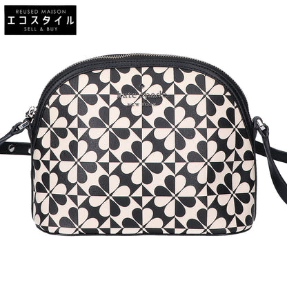 Kate spade ケイトスペード 【美品】レザー ホリー スペード クローバー ジオ ドーム ショルダーバッグ