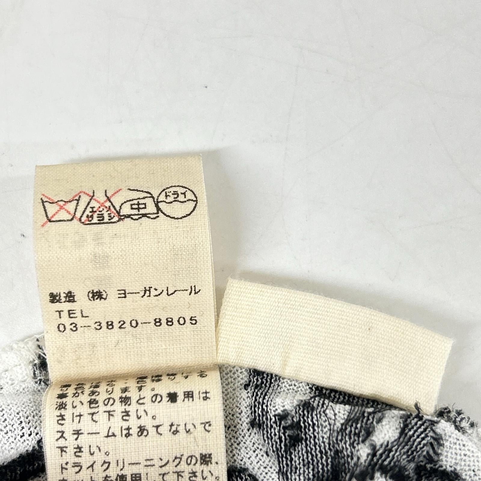 JURGEN LEHL ヨーガンレール J0162UB604 総柄 ラミーコットン 半袖トップス トップス