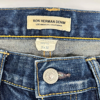 Ron Herman ロンハーマン インディゴ ボタンフライ デニムパンツ ボトムス
