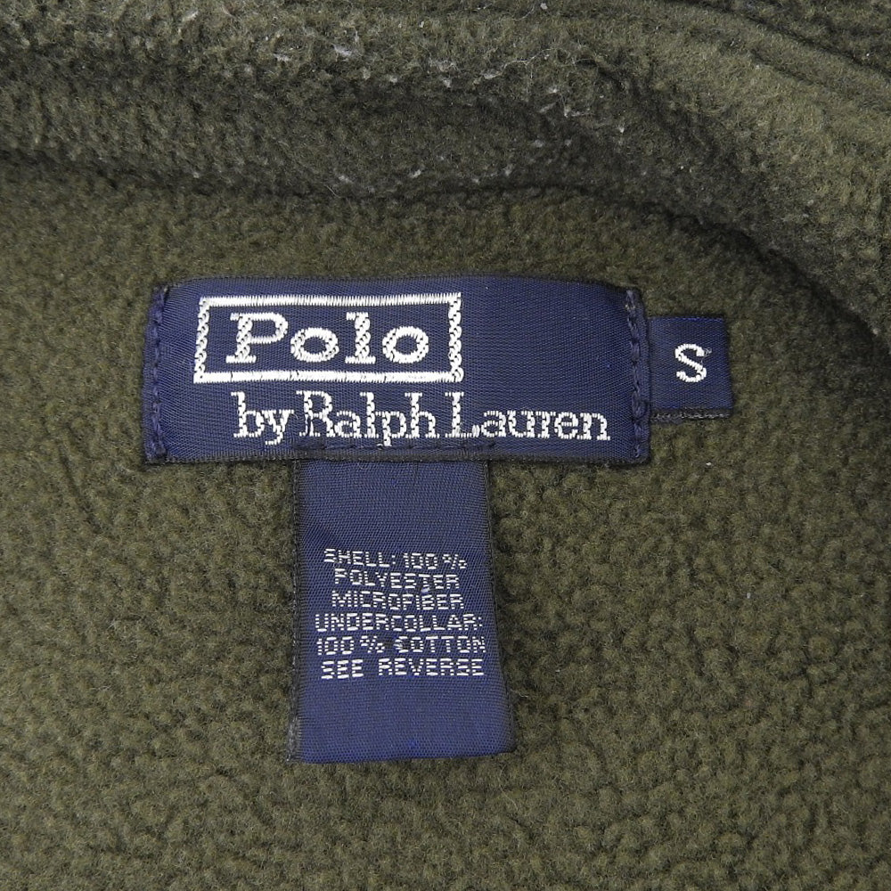 POLO RALPH LAUREN ポロ ラルフローレン 90s　スウィングトップ　フルジップ ボア フリース ジャケット メンズ カーキグリーン S ジャケット