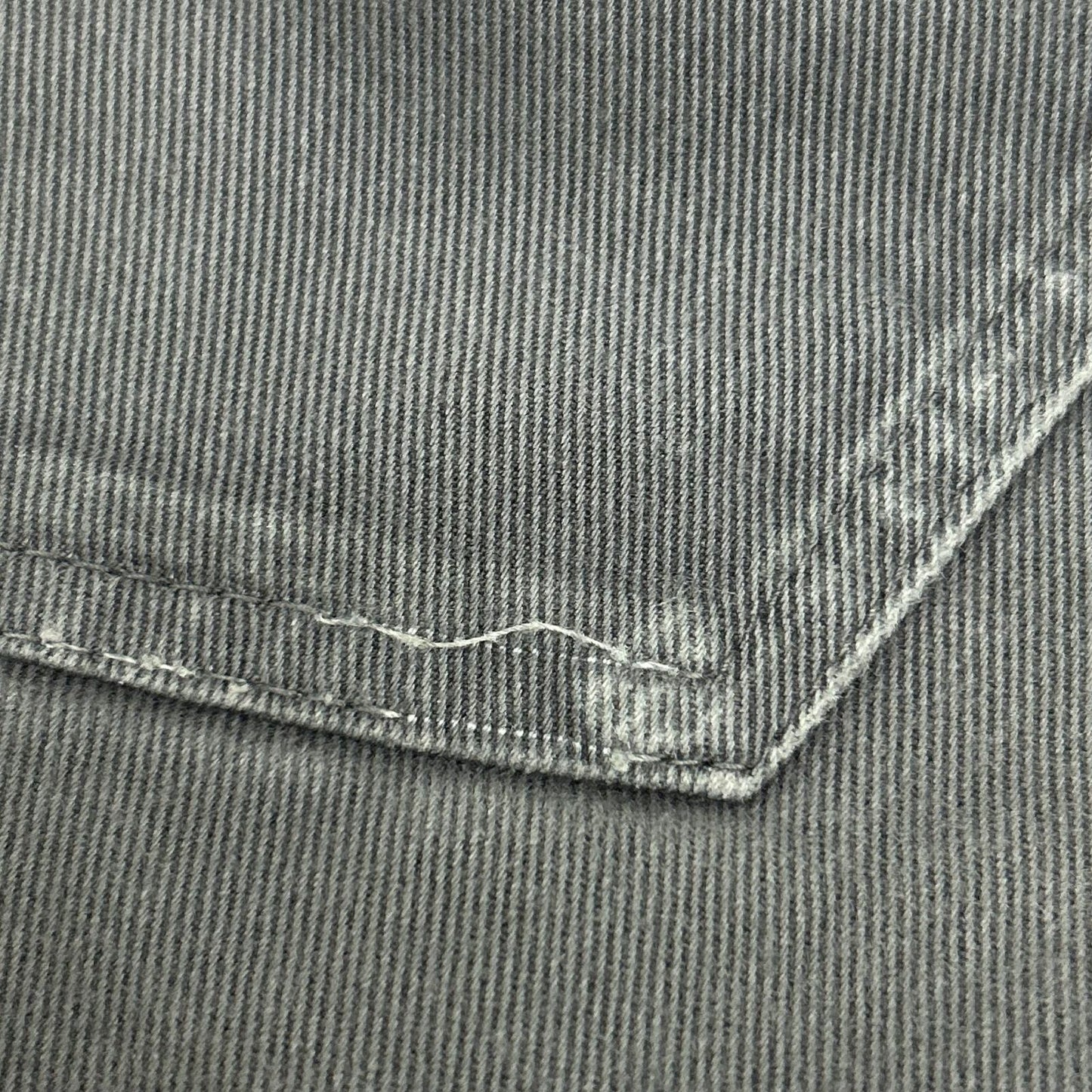 Maison Margiela メゾンマルジェラ 17年製 グレー ボタンフライ デニムパンツ ボトムス