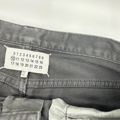 Maison Margiela メゾンマルジェラ 17年製 グレー ボタンフライ デニムパンツ ボトムス