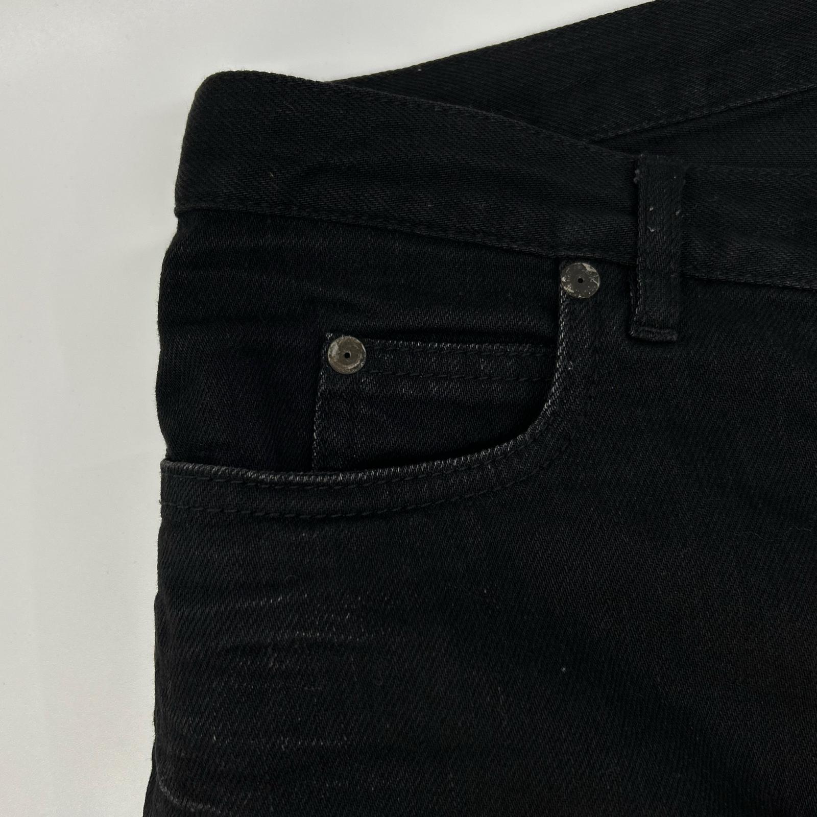 Maison Margiela メゾンマルジェラ 17年製 ブラック ストレートデニムパンツ ボトムス