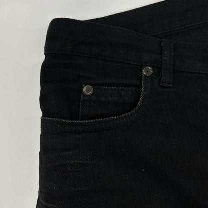 Maison Margiela メゾンマルジェラ 17年製 ブラック ストレートデニムパンツ ボトムス