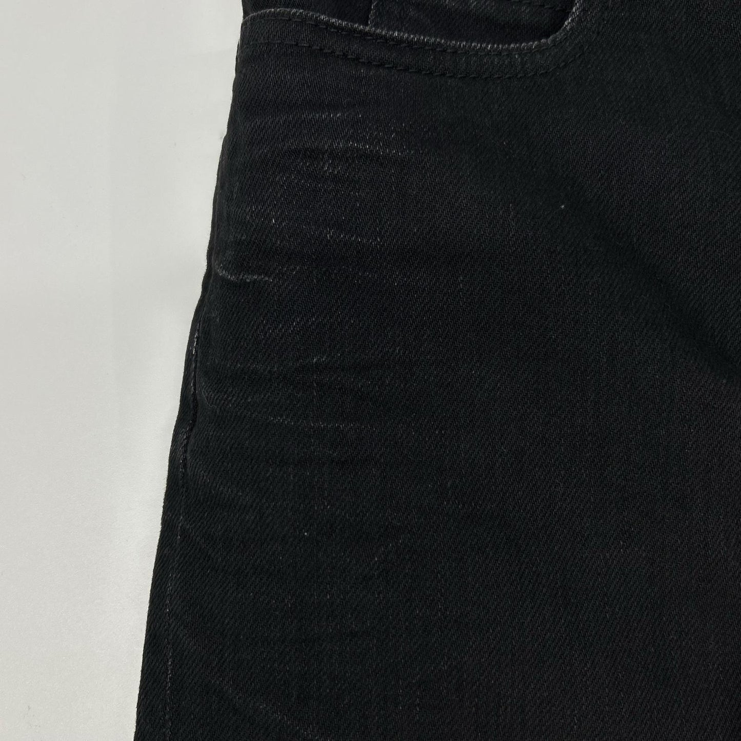 Maison Margiela メゾンマルジェラ 17年製 ブラック ストレートデニムパンツ ボトムス