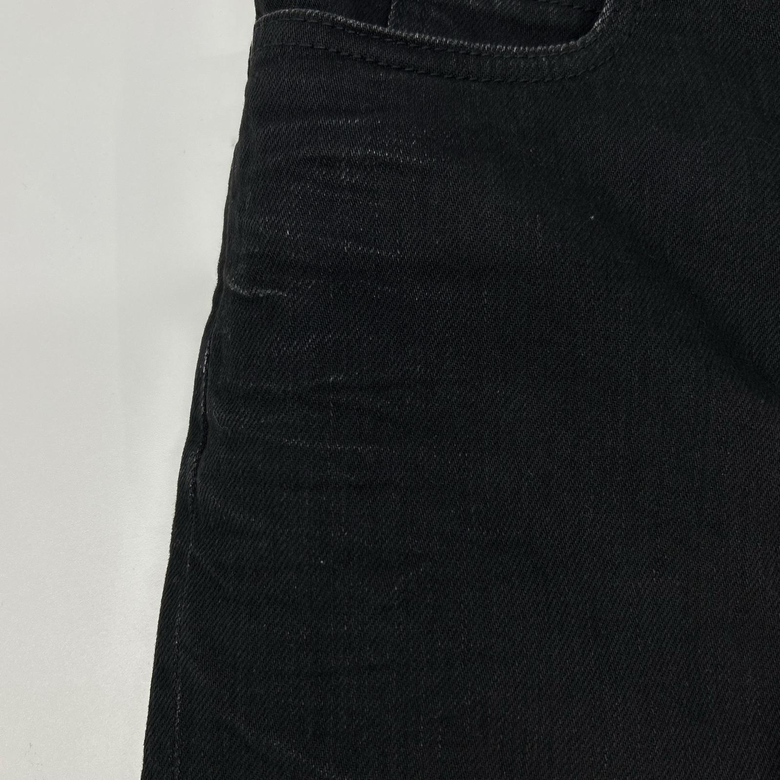 Maison Margiela メゾンマルジェラ 17年製 ブラック ストレートデニムパンツ ボトムス