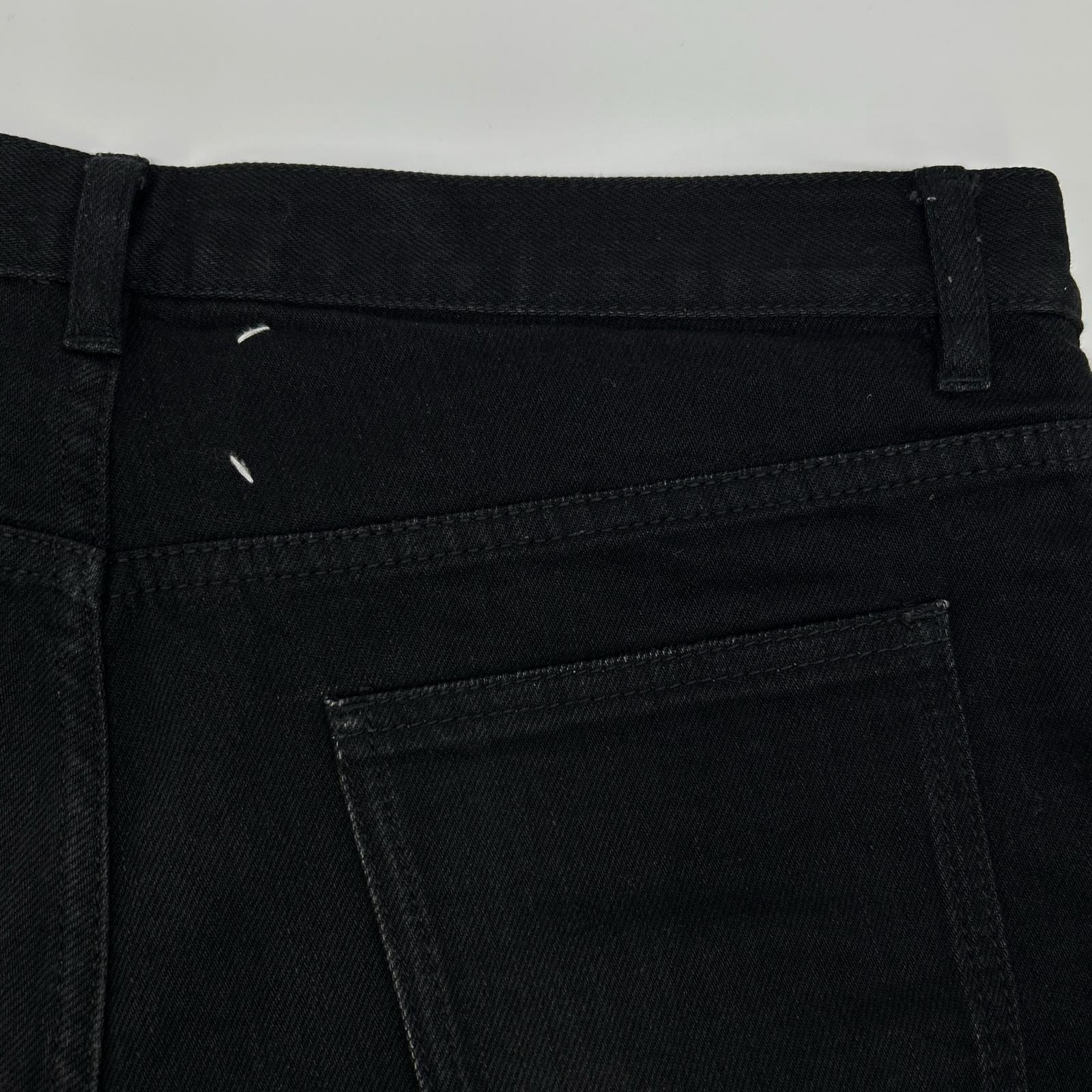 Maison Margiela メゾンマルジェラ 17年製 ブラック ストレートデニムパンツ ボトムス