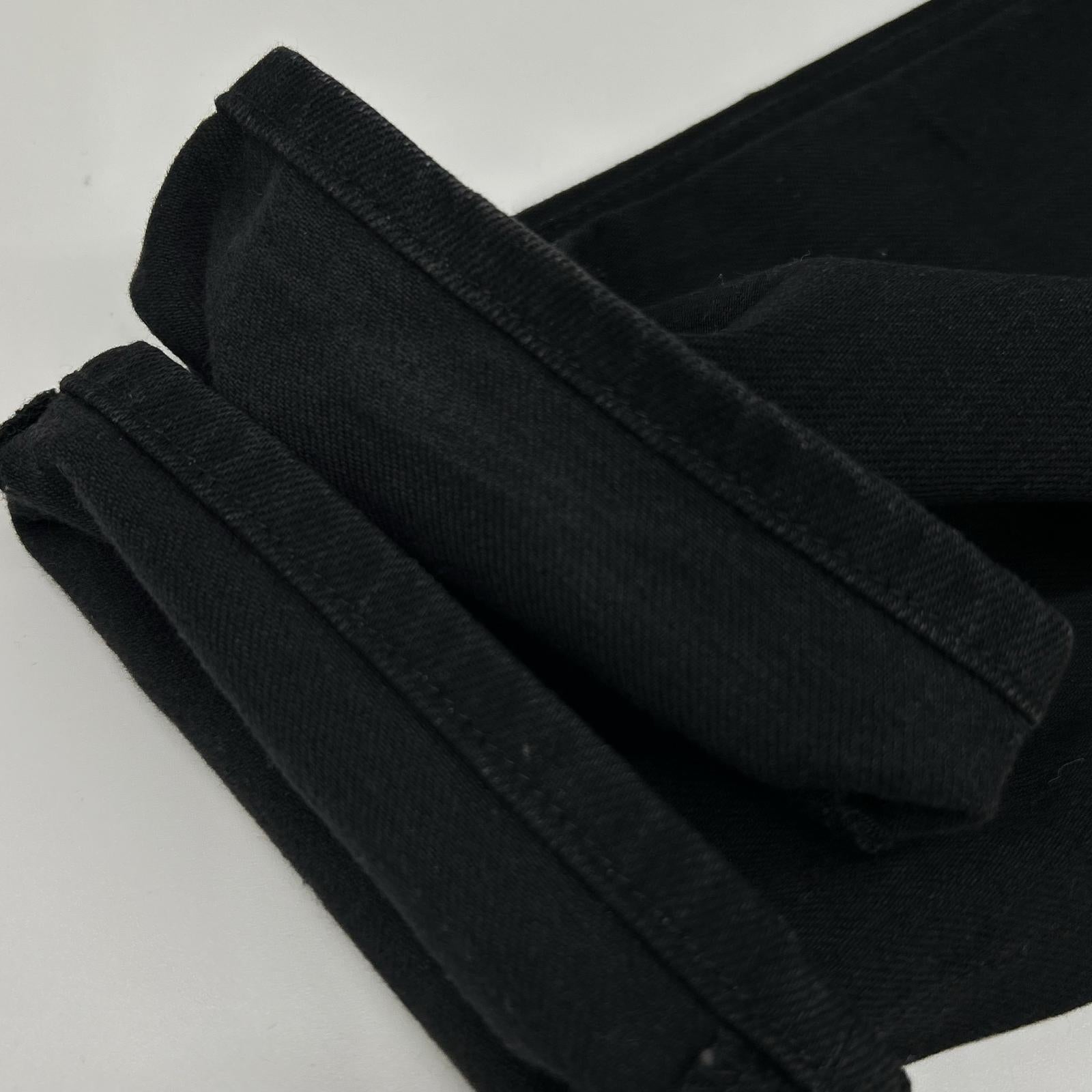 Maison Margiela メゾンマルジェラ 17年製 ブラック ストレートデニムパンツ ボトムス
