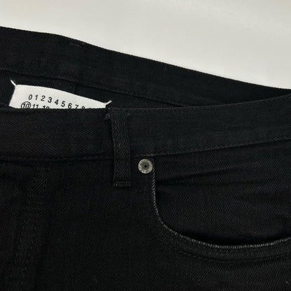 Maison Margiela メゾンマルジェラ 17年製 ブラック ストレートデニムパンツ ボトムス
