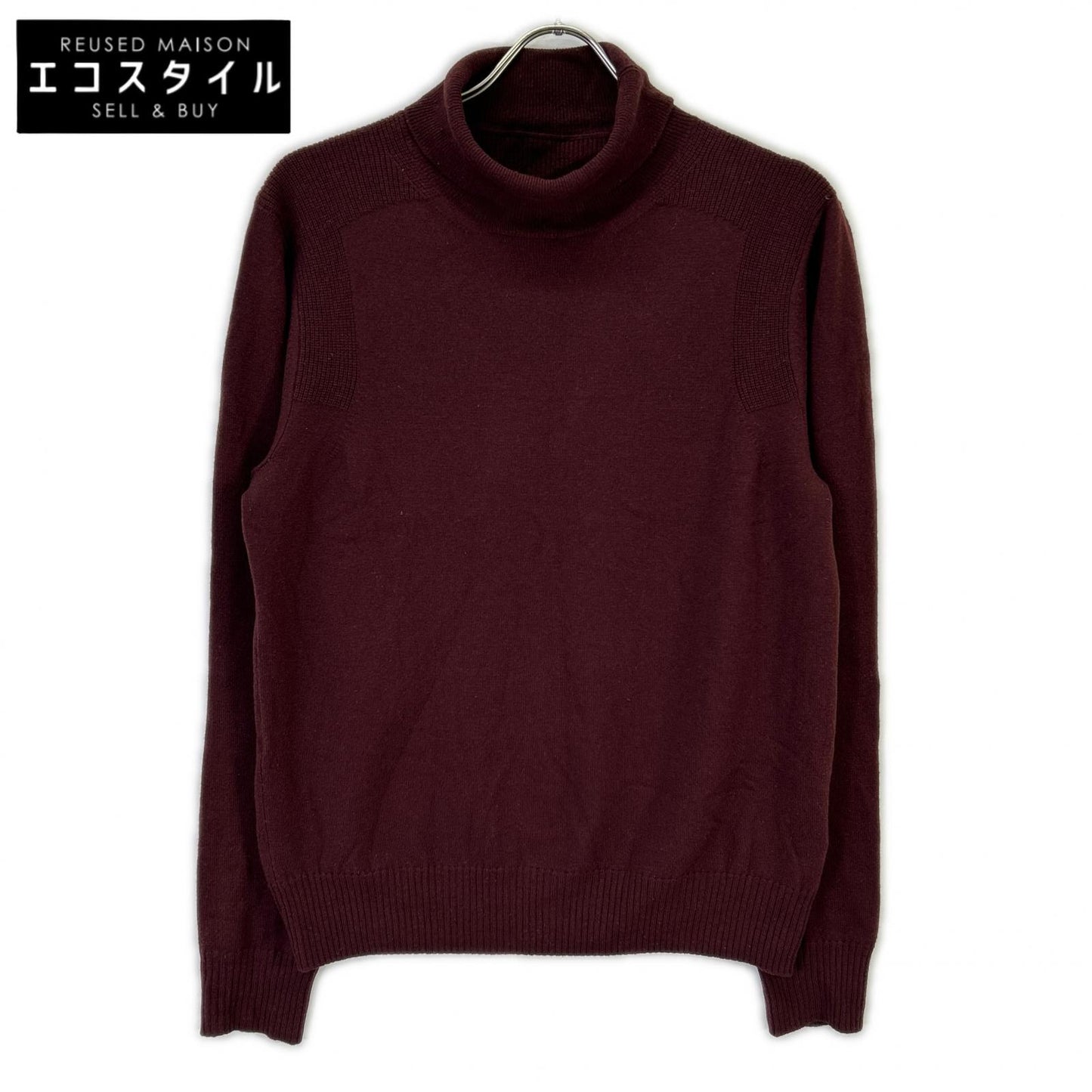 Maison Margiela メゾンマルジェラ 17年製 S50HA0740 レッド タートルニットトップス トップス