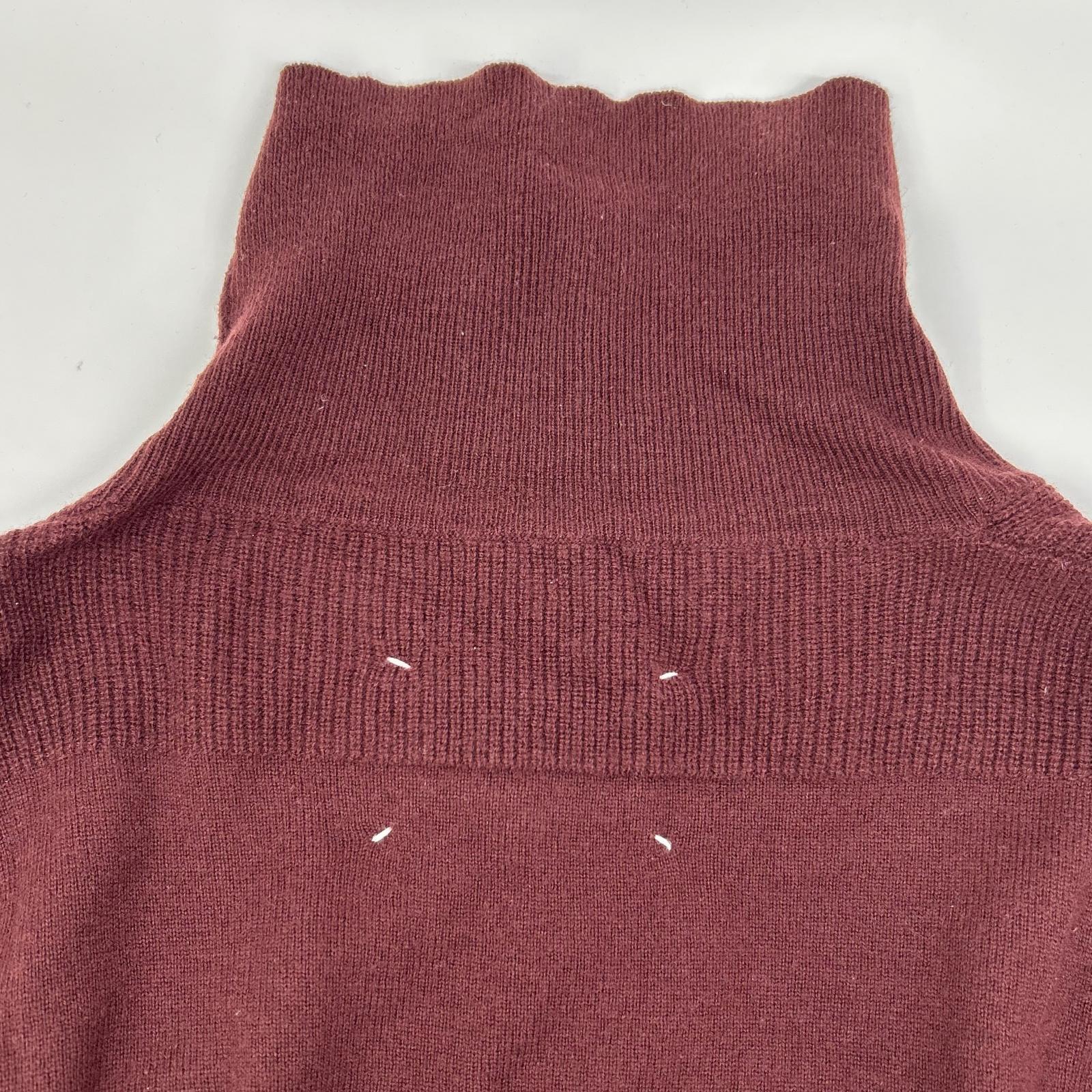Maison Margiela メゾンマルジェラ 17年製 S50HA0740 レッド タートルニットトップス トップス