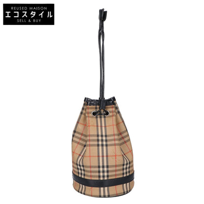 Burberry's バーバリーズ ノバチェック ホースフェリーロゴ 巾着 バッグ ハンドバッグ