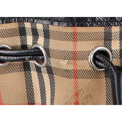 Burberry's バーバリーズ ノバチェック ホースフェリーロゴ 巾着 バッグ ハンドバッグ