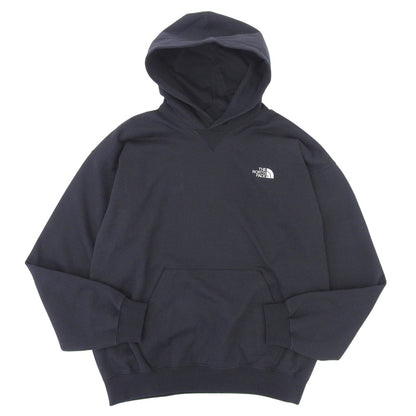 THE NORTH FACE ノースフェイス 新品同様 ジャカード バックスクエアロゴ フーディー トップス メンズ ブラック M NT62437 トップス