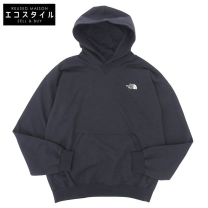 THE NORTH FACE ノースフェイス 新品同様 ジャカード バックスクエアロゴ フーディー トップス メンズ ブラック M NT62437 トップス