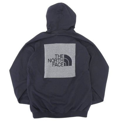 THE NORTH FACE ノースフェイス 新品同様 ジャカード バックスクエアロゴ フーディー トップス メンズ ブラック M NT62437 トップス
