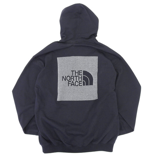 THE NORTH FACE ノースフェイス 新品同様 ジャカード バックスクエアロゴ フーディー トップス メンズ ブラック M NT62437 トップス
