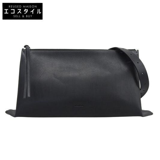 JILSANDER ジルサンダー スクエア オールレザー ショルダーバッグ レディース ブラック ショルダーバッグ