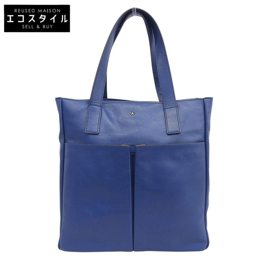 Anya Hindmarch アニヤ ハインドマーチ ネイビス トートバッグ レディース ブルー トートバッグ
