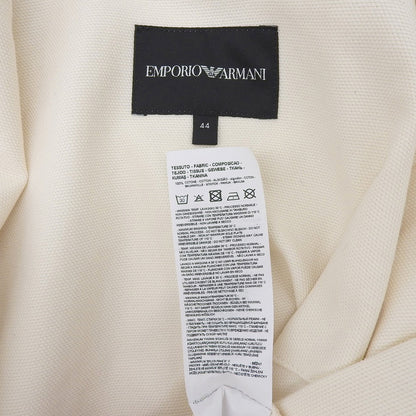 EMPORIOARMANI エンポリオアルマーニ キャンバス ジャケット レディース オフホワイト 44 3L２B８５ ジャケット