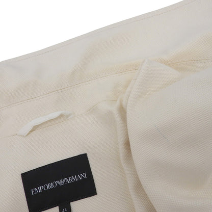 EMPORIOARMANI エンポリオアルマーニ キャンバス ジャケット レディース オフホワイト 44 3L２B８５ ジャケット