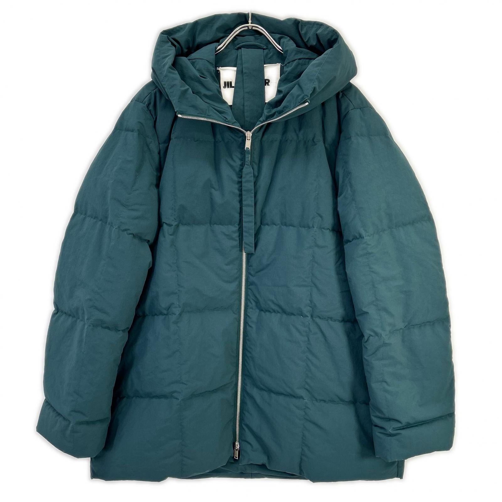 JIL SANDER+ ジルサンダープラス J40AF0014 J70008 グリーン キルティング ダウンジャケット ジャケット