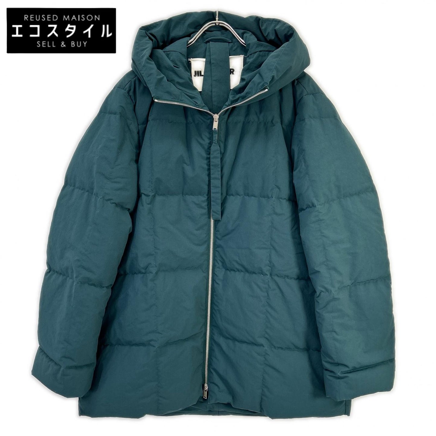 JIL SANDER+ ジルサンダープラス J40AF0014 J70008 グリーン キルティング ダウンジャケット ジャケット