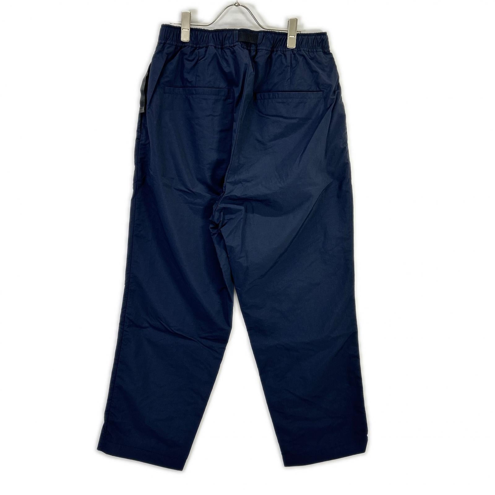 everyone エブリワン 23AW ネイビー ナイロン NYLON BELTED EASY PANTS