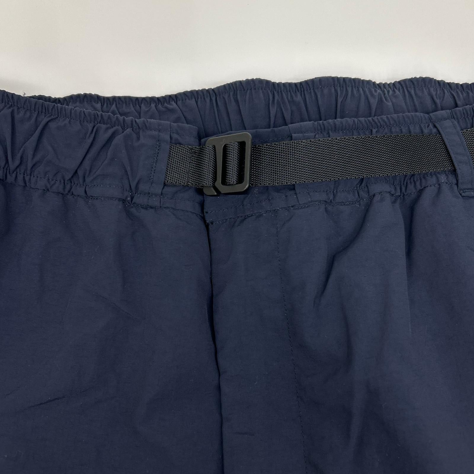 everyone エブリワン 23AW ネイビー ナイロン NYLON BELTED EASY PANTS