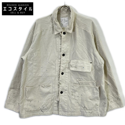ANCELLM アンセルム ANC-JK77 ホワイト DUCK COVERALL JACKET ジャケット