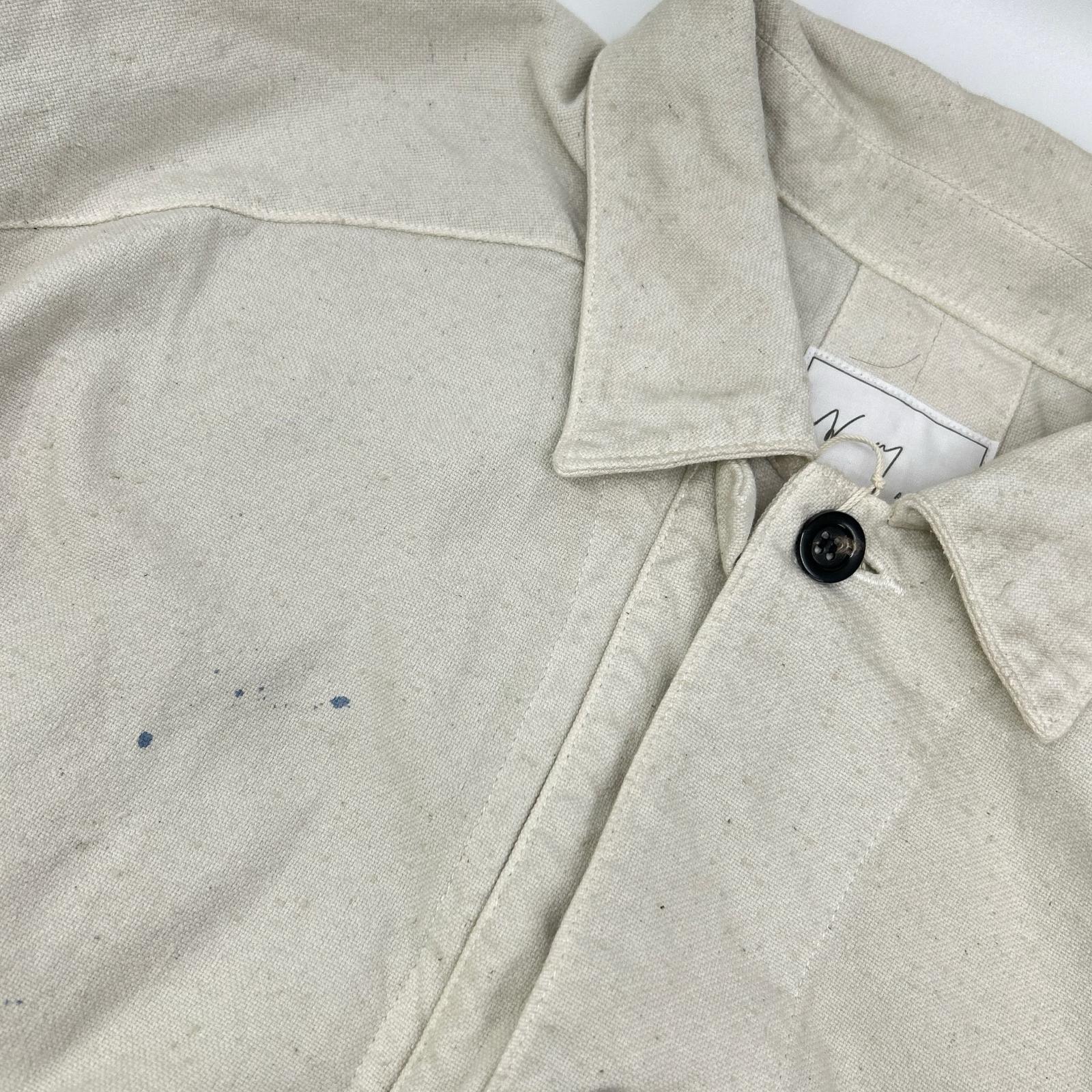 ANCELLM アンセルム ANC-JK77 ホワイト DUCK COVERALL JACKET ジャケット