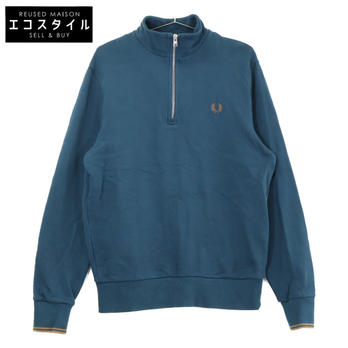 FRED PERRY フレッドペリー 【国内正規】M3574 Half Zip Sweatshirt ハーフジップ スウェットシャツ トップス