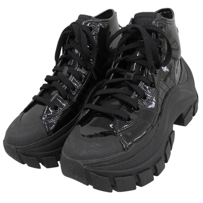 adidas アディダス 美品 Nizza High XY22 ハイカット スニーカー シューズ レディース ブラック 25cm GX7187 シューズ