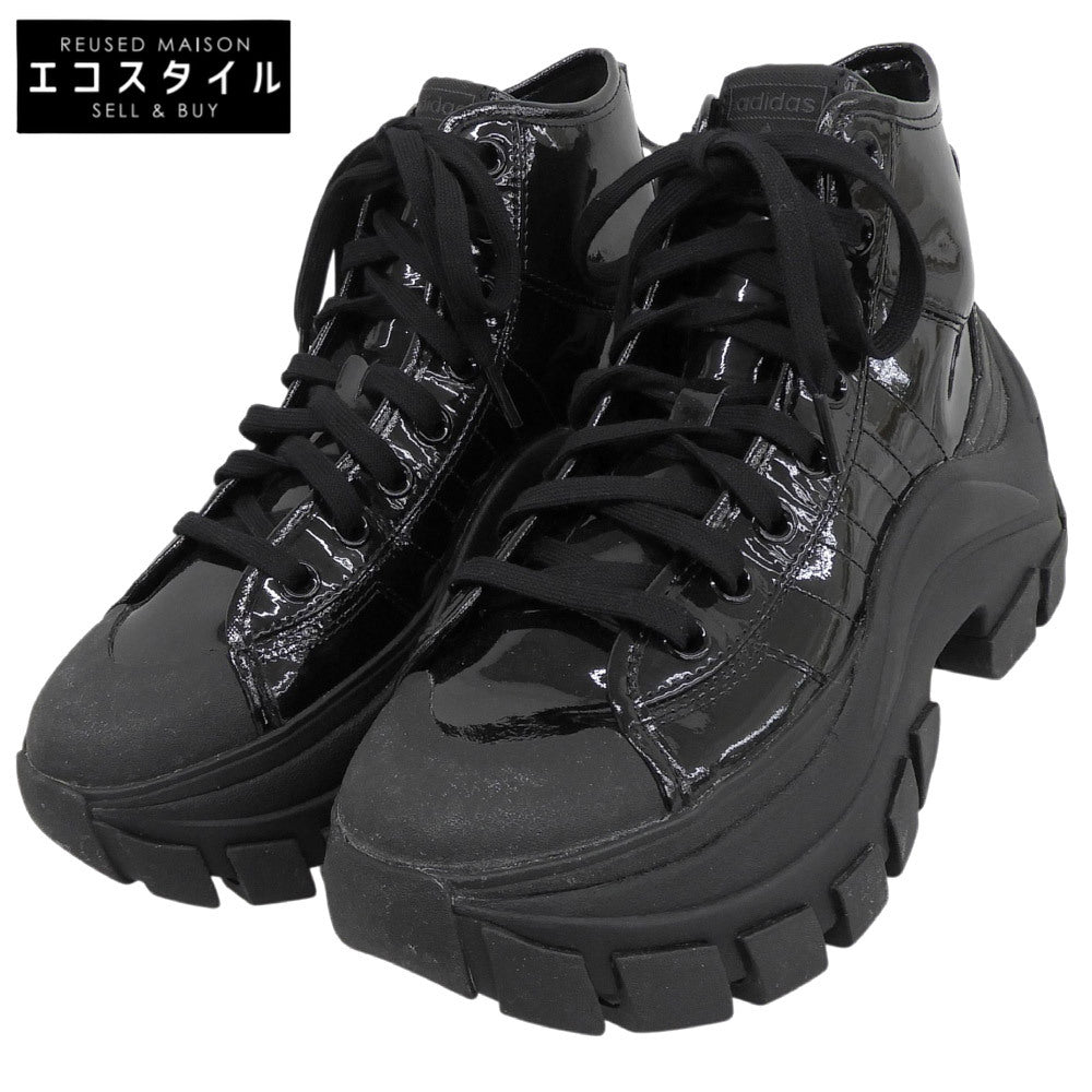 adidas アディダス 美品 Nizza High XY22 ハイカット スニーカー シューズ レディース ブラック 25cm GX7187 シューズ