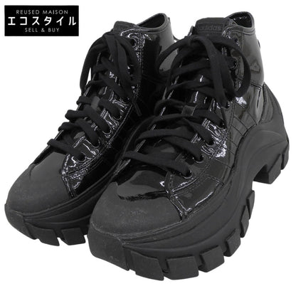 adidas アディダス 美品 Nizza High XY22 ハイカット スニーカー シューズ レディース ブラック 25cm GX7187 シューズ