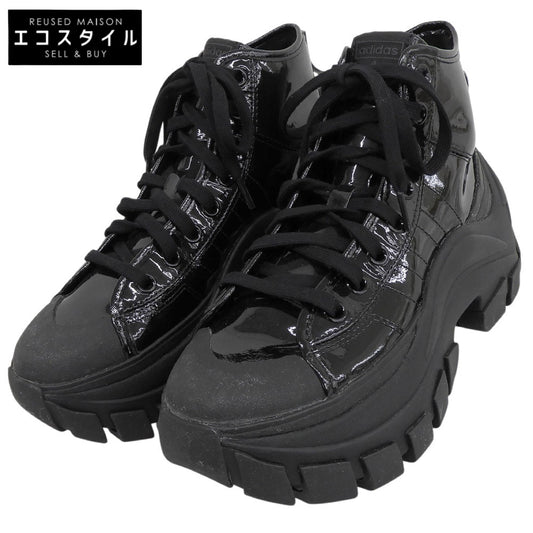 adidas アディダス 美品 Nizza High XY22 ハイカット スニーカー シューズ レディース ブラック 25cm GX7187 シューズ