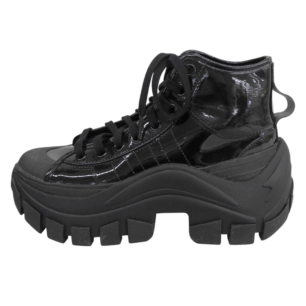 adidas アディダス 美品 Nizza High XY22 ハイカット スニーカー シューズ レディース ブラック 25cm GX7187 シューズ