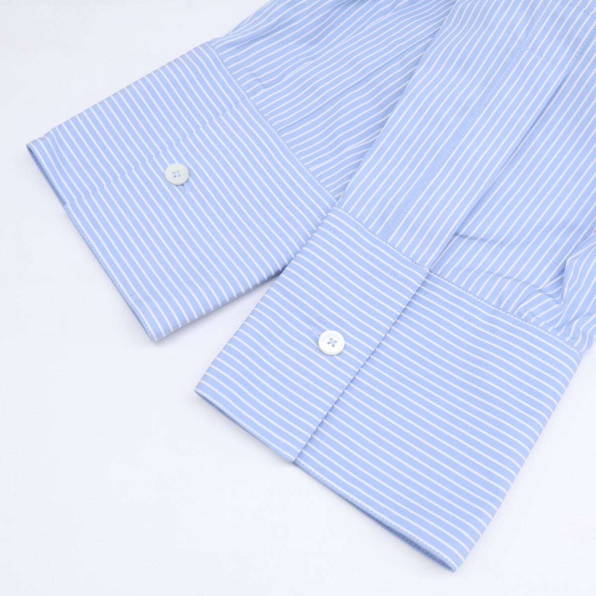 JIL SANDER 吉尔·桑德 【全新/国内专柜正品】J24DL0107 J45179 条纹纯棉立领长款衬衫 上衣