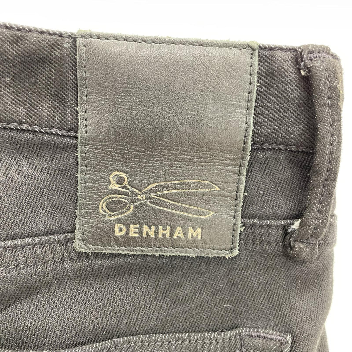 DENHAM デンハム ブラック ヨーク ボタンフライ パンツ ボトムス