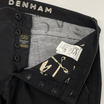DENHAM デンハム ブラック ヨーク ボタンフライ パンツ ボトムス
