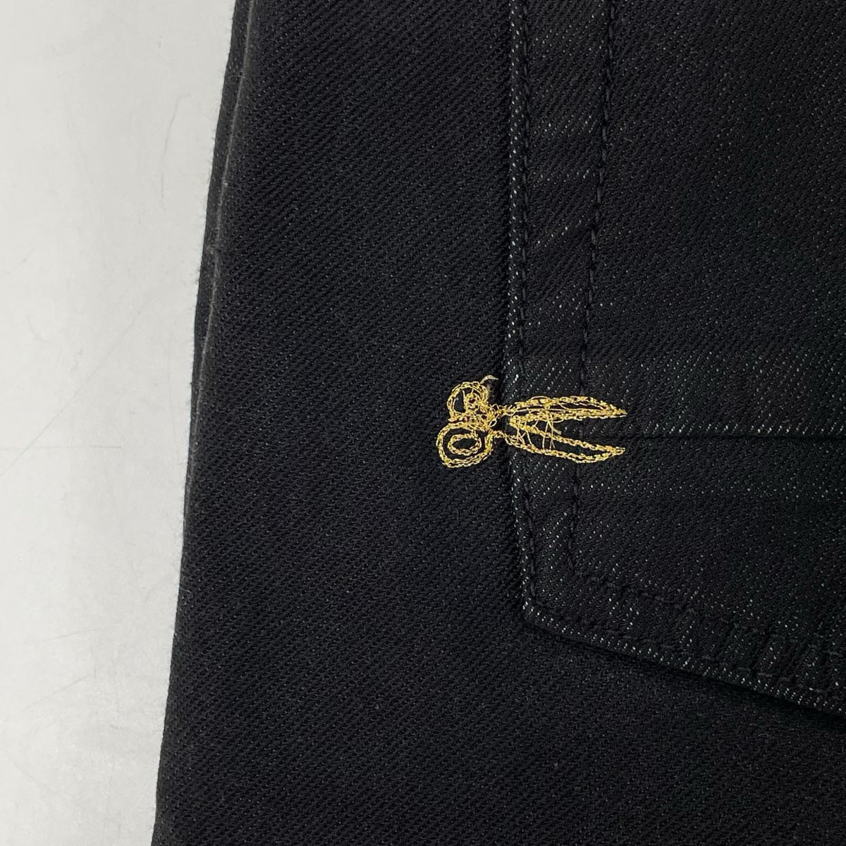 DENHAM デンハム ブラック ヨーク ボタンフライ パンツ ボトムス