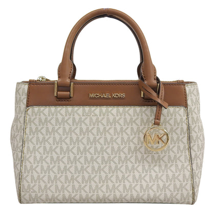 MICHAEL KORS マイケルコース 2WAY ハンドバッグ ショルダーバッグ レディース ホワイト×ブラウン ハンドバッグ